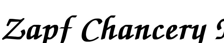 Zapf Chancery Medium Italic Bold Font Download Free