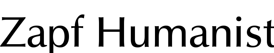 Zapf Humanist 601 Demi BT Font Download Free