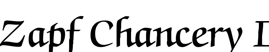 Zapf Chancery Demi BT Font Download Free