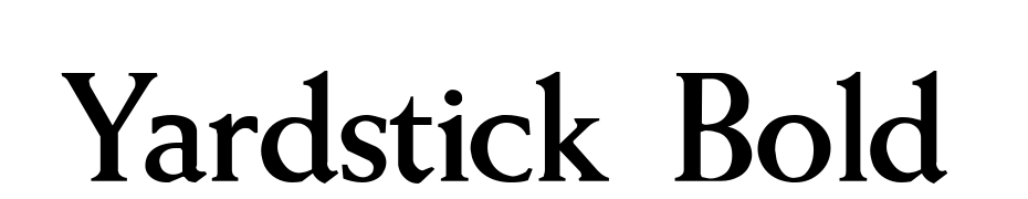Yardstick Bold cкачати шрифт безкоштовно