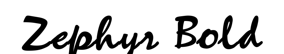 Zephyr Bold cкачати шрифт безкоштовно