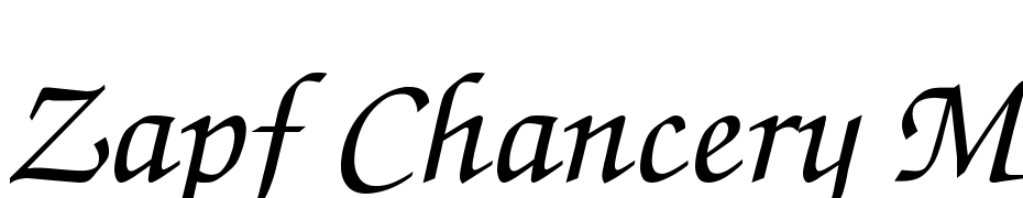Zapf Chancery Medium Italic Fuente Descargar Gratis