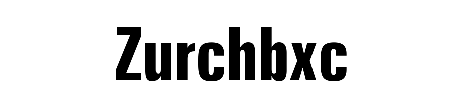Zurich Bold Extra Condensed BT Font Download Free
