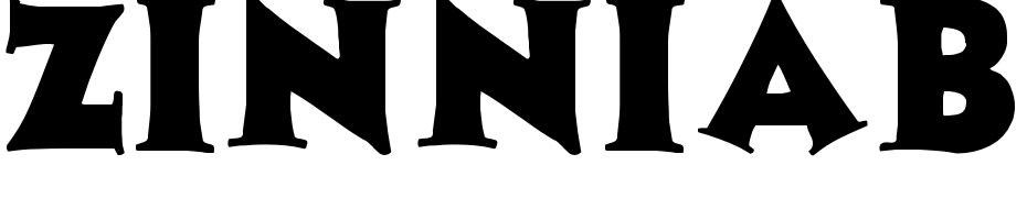 ZINNIA Regular Font Download Free