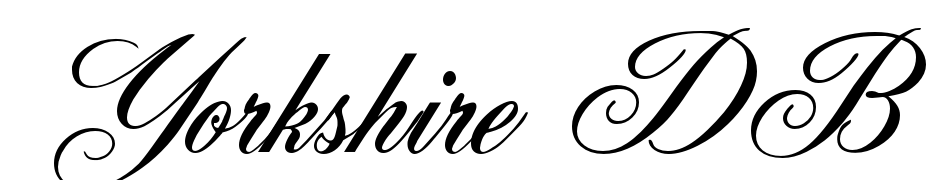 Yorkshire DB Font Download Free