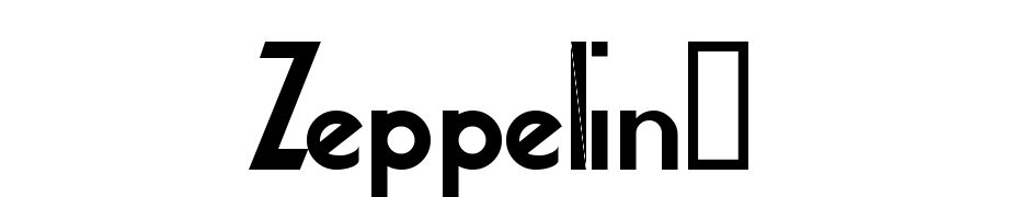 Zeppelin 2 Font Download Free