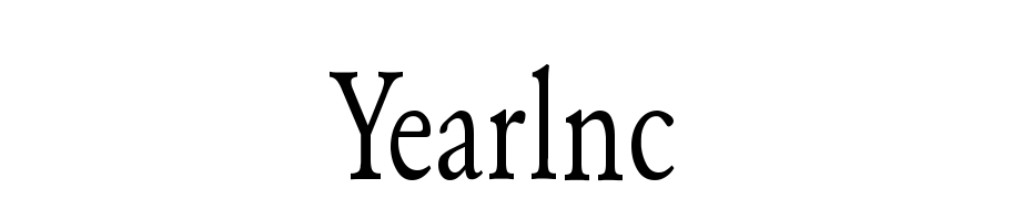 Yearlind Normal Condensed cкачати шрифт безкоштовно