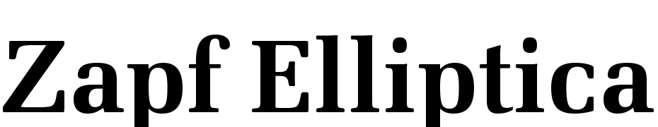 Zapf Elliptical 711 Bold BT Font Download Free
