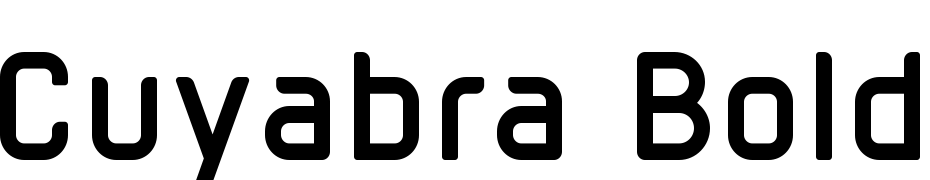 Cuyabra Bold Schrift Herunterladen Kostenlos