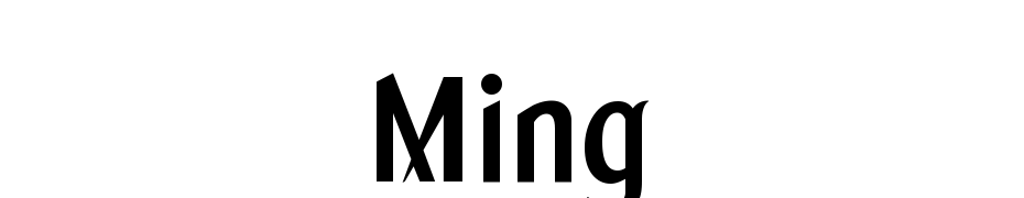 Ming cкачати шрифт безкоштовно