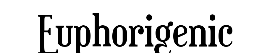 Euphorigenic Regular Font Download Free