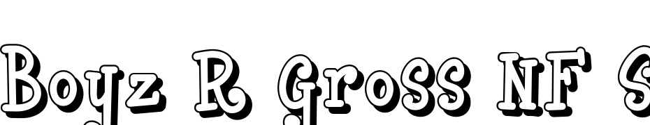 Boyz R Gross NF Shadow Scarica Caratteri Gratis