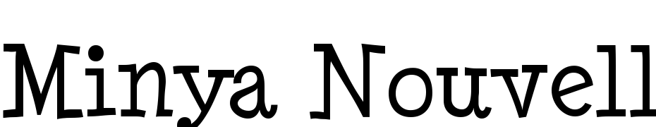 Minya Nouvelle Regular Font Download Free
