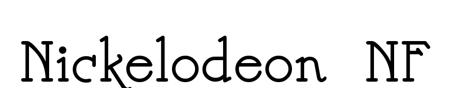 Nickelodeon NF Font Download Free