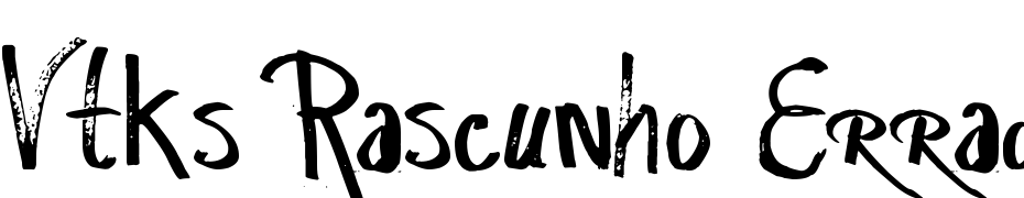 Vtks Rascunho Errado Font Download Free