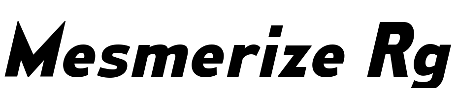 Mesmerize Rg Bold Italic Schrift Herunterladen Kostenlos