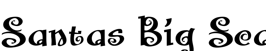 Santas Big Secret BB Font Download Free