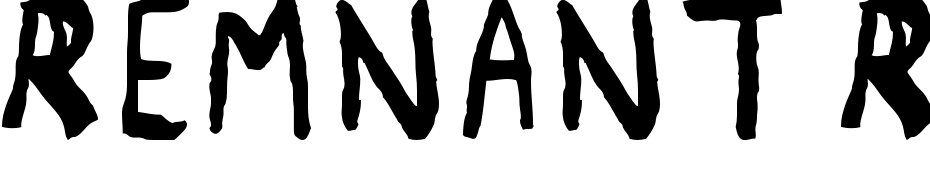 Remnant Regular cкачати шрифт безкоштовно