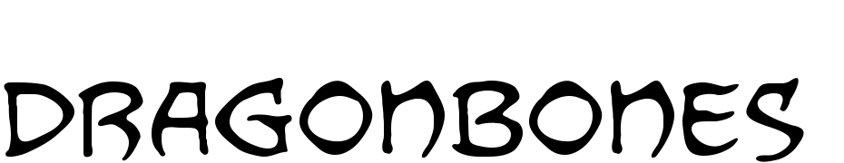 Dragonbones BB cкачати шрифт безкоштовно
