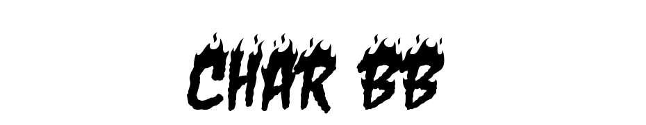 Char BB cкачати шрифт безкоштовно