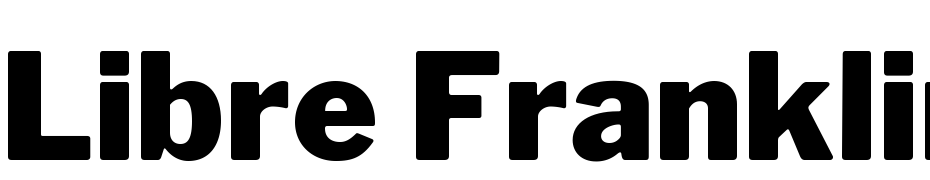 Libre Franklin Black Fuente Descargar Gratis