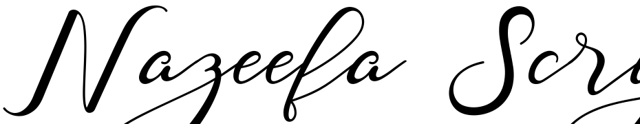 Nazeefa Script Font Download Free