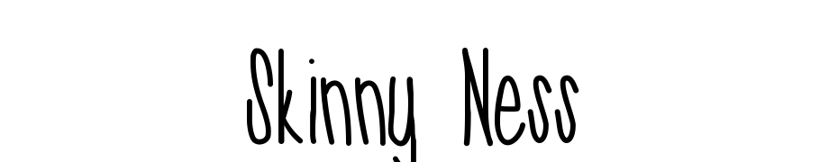Skinny Ness Font Download Free