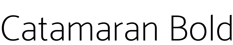 Catamaran Bold Font Download Free