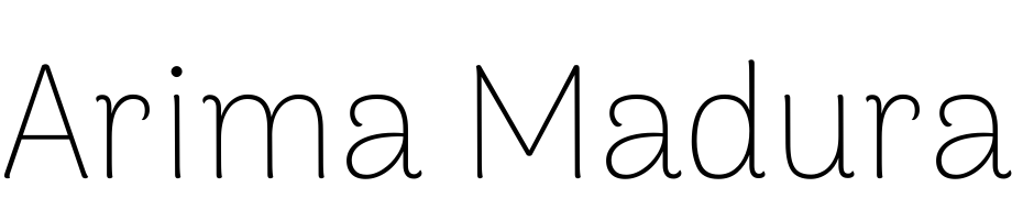 Arima Madurai Medium Font Download Free