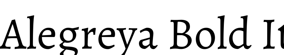 Alegreya Bold Italic cкачати шрифт безкоштовно