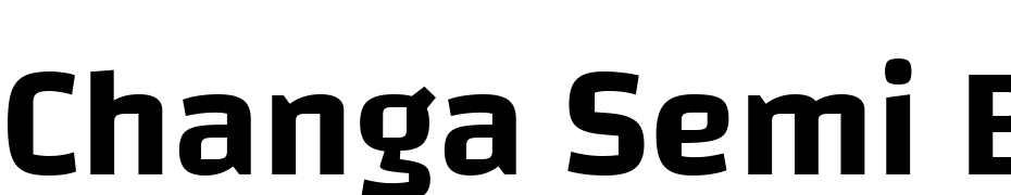 Changa Semi Bold Font Download Free