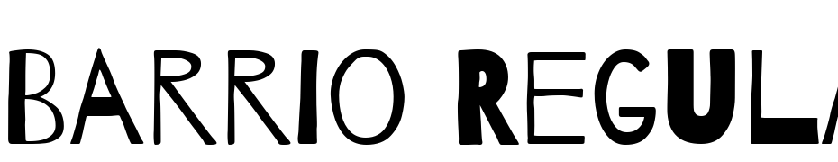 Barrio Regular Font Download Free