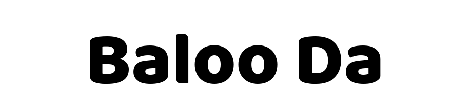 Baloo Da Font Download Free
