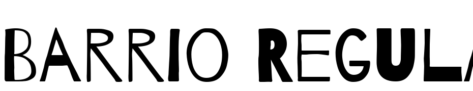 Barrio Regular Font Download Free