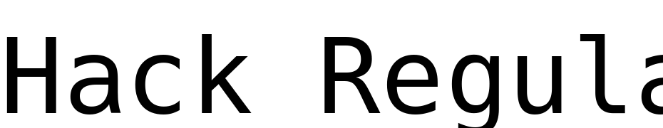 Hack Regular Font Download Free