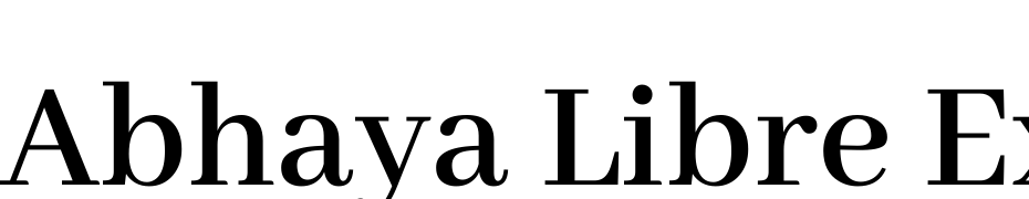Abhaya Libre Extra Bold Schrift Herunterladen Kostenlos