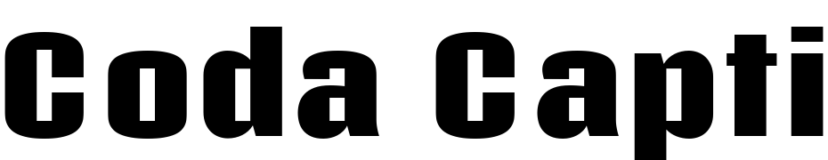 Coda Caption Heavy Font Download Free