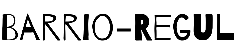 Barrio Regular Font Download Free