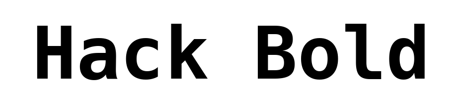 Hack Bold Font Download Free