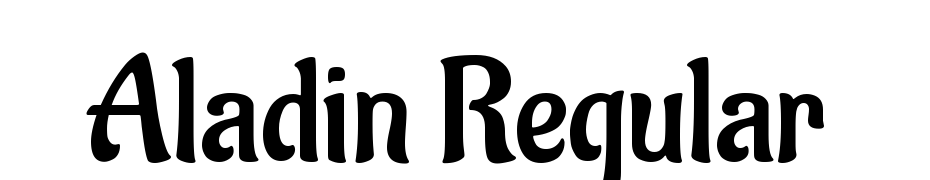 Aladin Regular Font Download Free