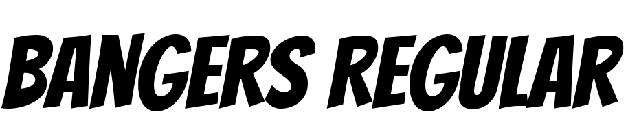 Bangers Regular Font Download Free