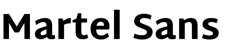 Martel Sans Extra Bold cкачати шрифт безкоштовно