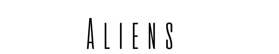Aliens & Cows Extra Light Font Download Free
