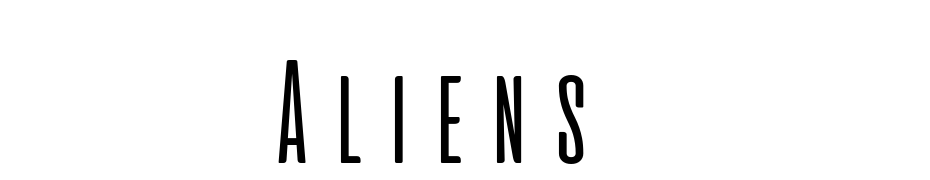 Aliens & Cows Light cкачати шрифт безкоштовно