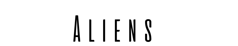 Aliens & Cows Light Font Download Free