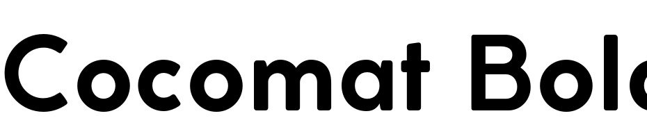 Cocomat Bold Font Download Free