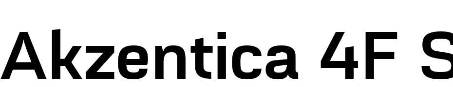 Akzentica 4F Semi Bold Font Download Free
