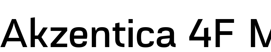 Akzentica 4F Medium Font Download Free