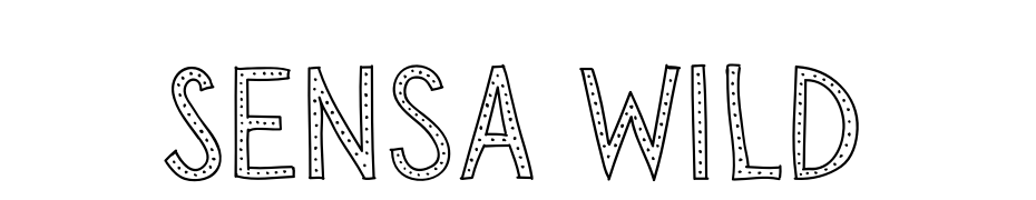 Sensa Wild Font Download Free