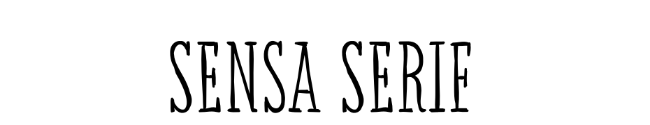 Sensa Serif Polices Telecharger